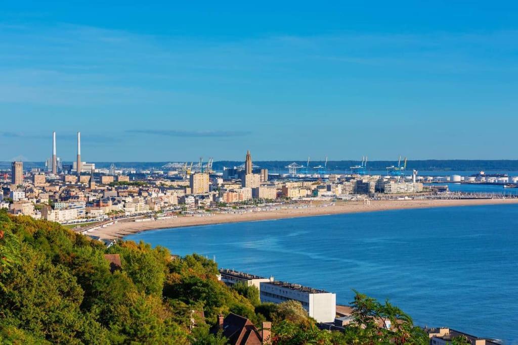 Bel Appartement Haussmannien Le Havre Exteriör bild